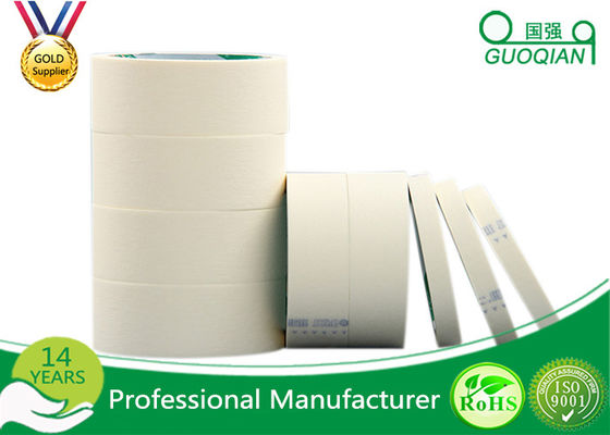 中国 和紙の適用範囲が広い保護テープの白は、塗ることのための低い付着力の保護テープをちりめん状にします サプライヤー