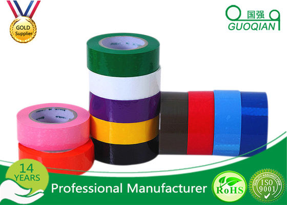 中国 BOPPの強い小包アクリルによって着色される包装テープ単一の側面50mm * 66のM サプライヤー