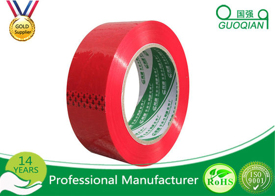 中国 BOPPの粘着テープの二軸に方向づけられたポリプロピレン包装テープを包む赤い貨物 サプライヤー