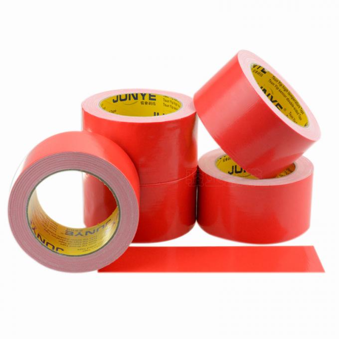 強い付着50の網のポリエチレン材料が付いている赤い布のガム テープ