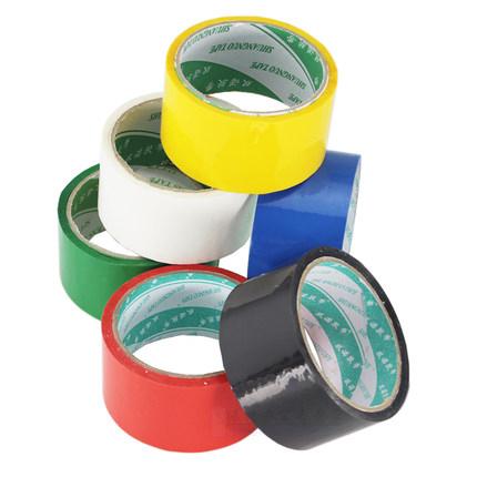 馬小屋48mmの赤ポリ塩化ビニールのパッキング テープは、軽量の習慣小包テープを印刷しました