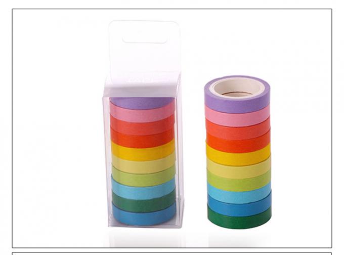 芸術/ギフトは日本人のWashiの紙テープ女の子の好み色の包を制作します
