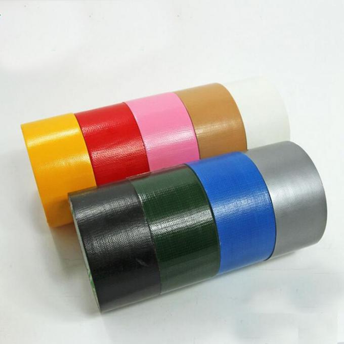 色のPEの上塗を施してある経済の布のガム テープ60のYdsの黒い長さの防水ガム テープ