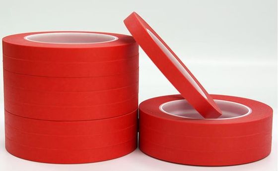 中国 耐熱性強い付着は保護テープ/赤いガム テープを着色しました サプライヤー